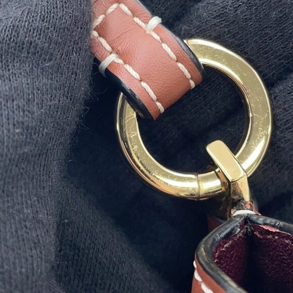 LOEWE Gate pocket Shoulder Bag Leather Brown - Picture 13 of 16